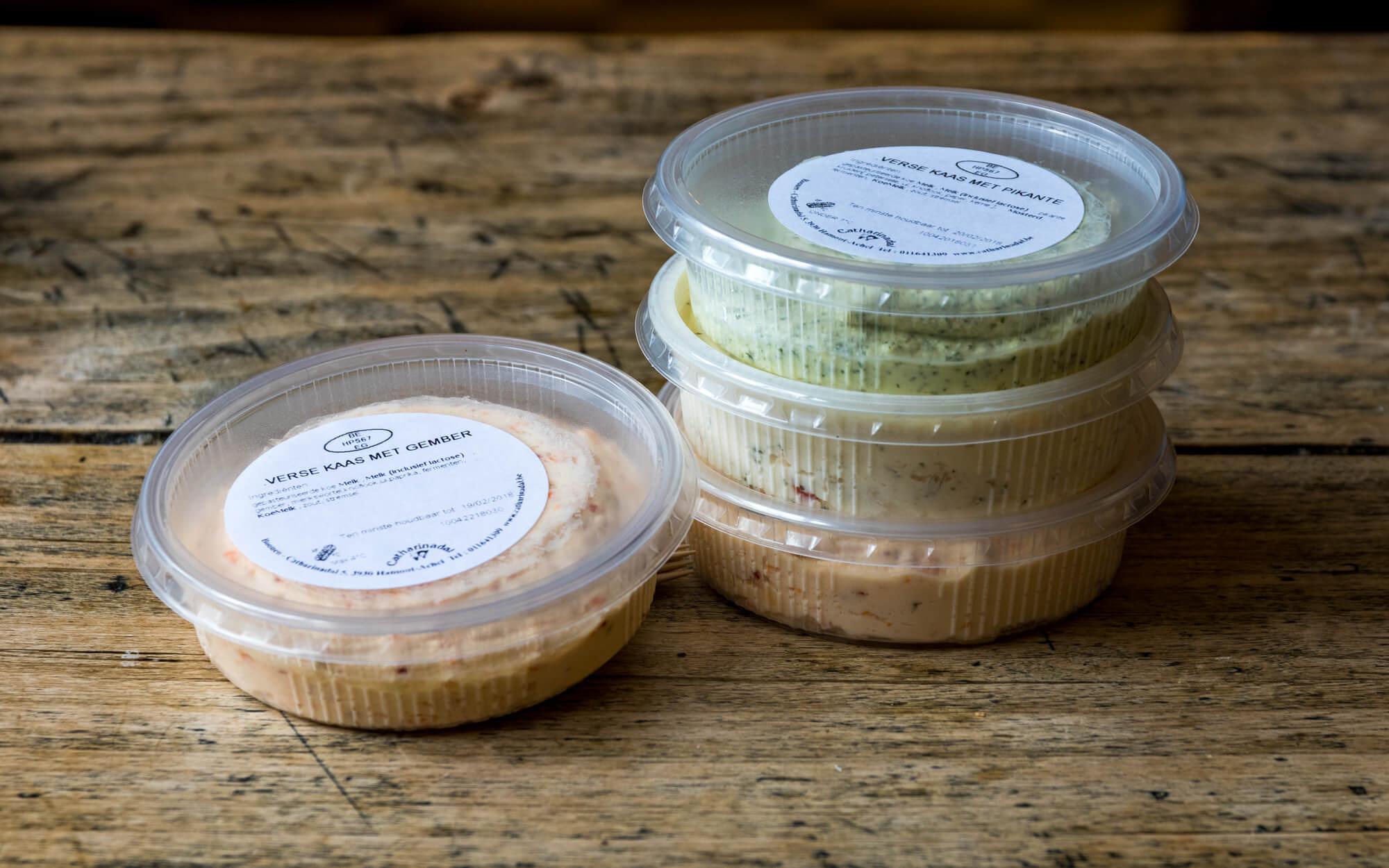 verse kruidenkaas drie soorten